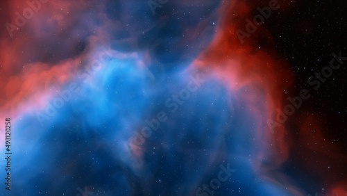 nebula gas cloud in deep outer space   © ANDREI