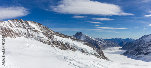 Switzerland Jungfraujoch Mountain View
