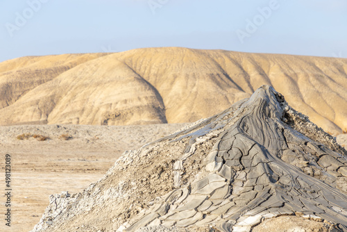 Mud volcanoes of Gobustan. Azerbaijan