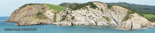 Coastline in Gorliz Basque country