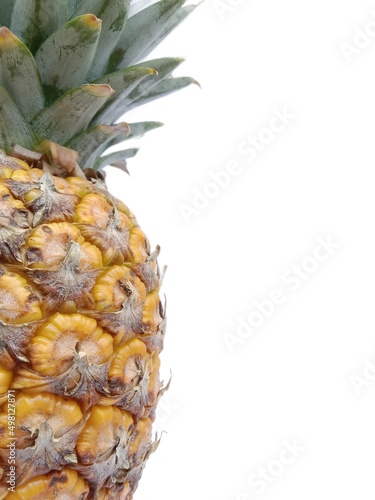 pineapple on white background