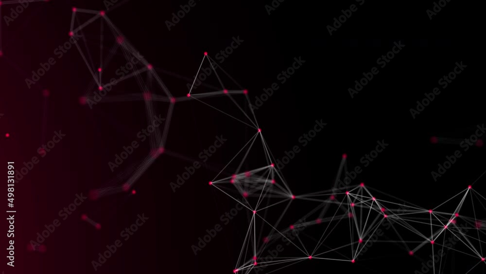 video, 4k, sfondo, collegamenti, network, molecole,