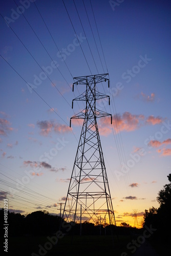 High voltage electric power line 