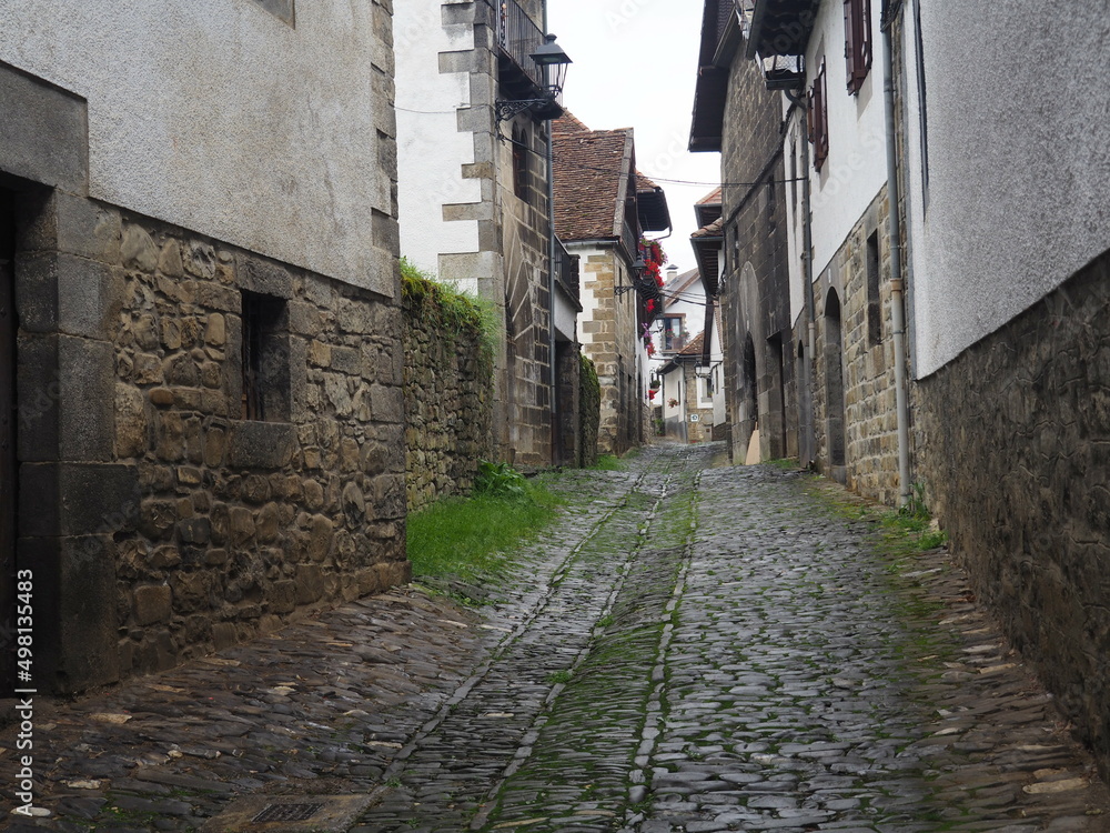 Ochagavia, pueblo ubicado en el pirineo navarro. España.