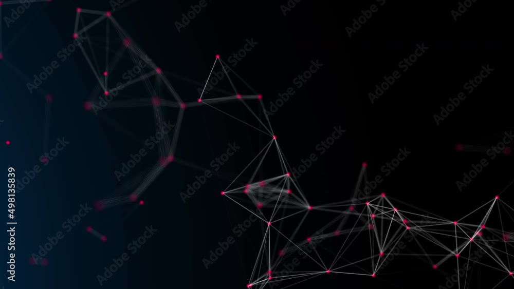 video, 4k, sfondo, collegamenti, network, molecole,