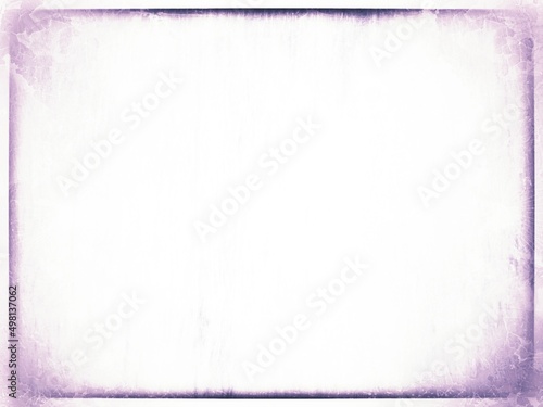 White abstract background with purple frame