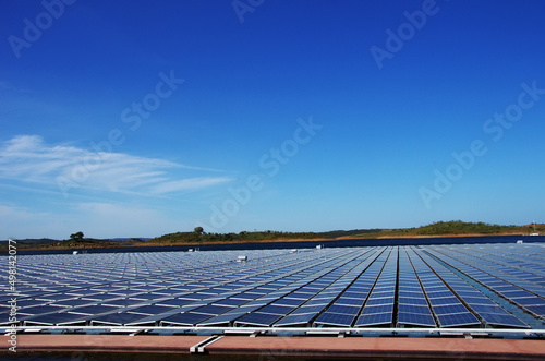 Solar panels in south of Portugal photo