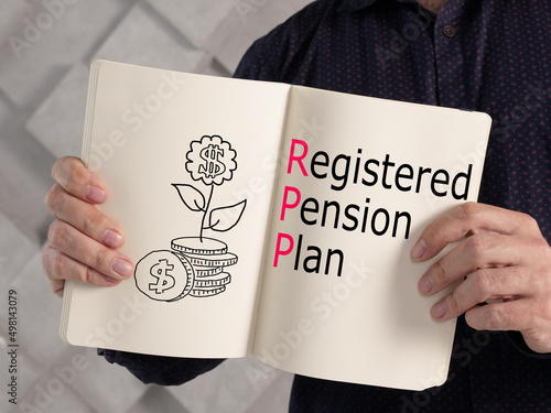 Registered Pension Plan RPP is shown on the photo using the text photo