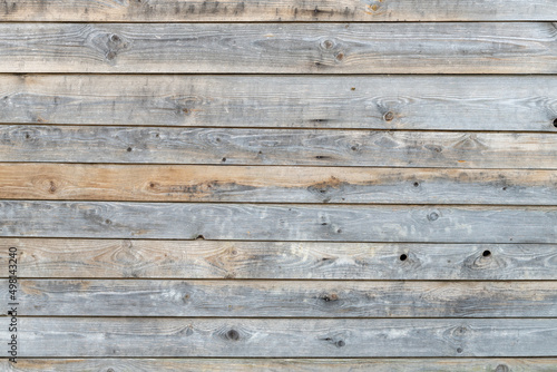 Wooden gray wall