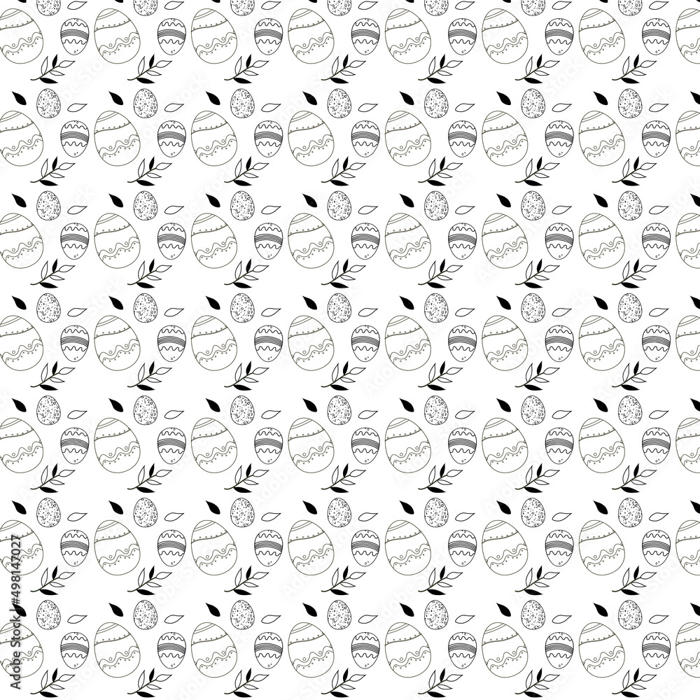 easter eggs black white pattern bachground easter eggs black white pattern bachground