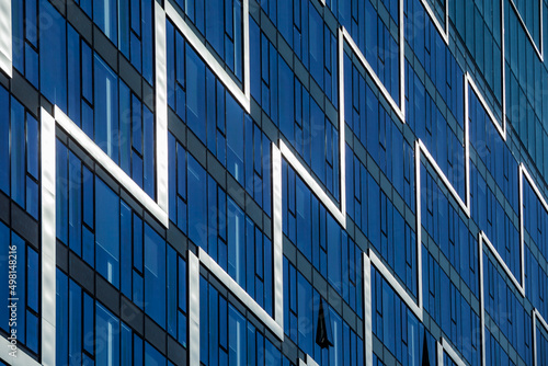 Wallpaper Mural Modern building facade. Linear patterns on the modern office building.
 Torontodigital.ca
