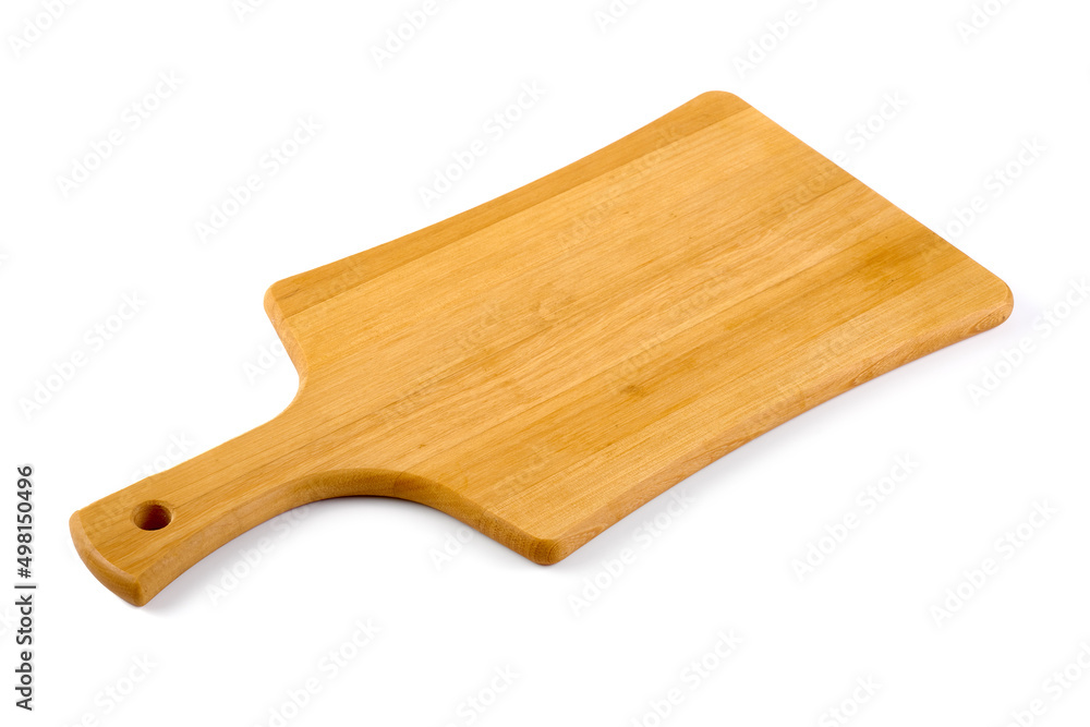 Wooden cutting kitchen Board, isolated on white background. Wooden cutting kitchen Board, isolated on white background.