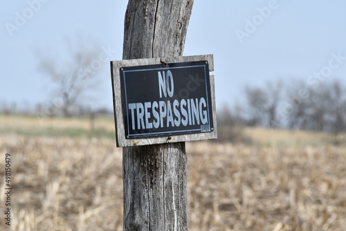 No Trespassing Sign