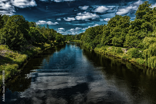 Cardiff Fluss im Park
