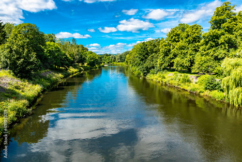 Cardiff Fluss im Park