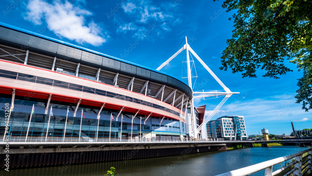 Naklejka premium Cardiff Stadion