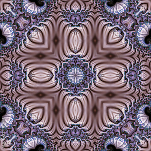 seamless pattern. fractal background. beautiful curlicues.