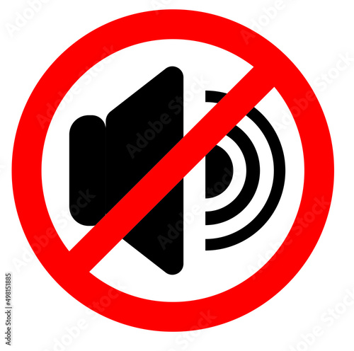 Do not play sound loudly, Play loud  music is prohibited, Play loud  music is restricted, not allowed