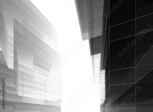 abstract architectural background Fototapet