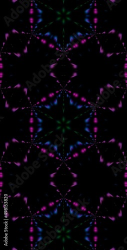 Fractodome Colorful Seamless Fractal Patterns © Sky Cloud Pics