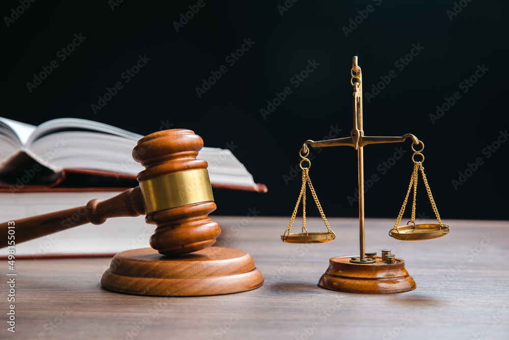 scales with judge gavel and law book scales with judge gavel and law book