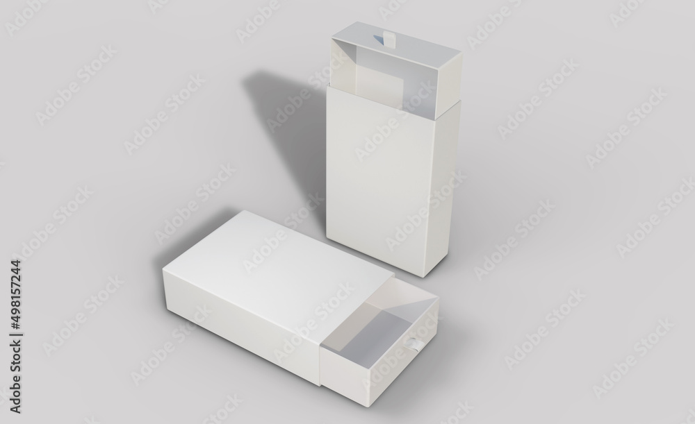 3d rendering isometric box mockup design 3d rendering isometric box mockup design