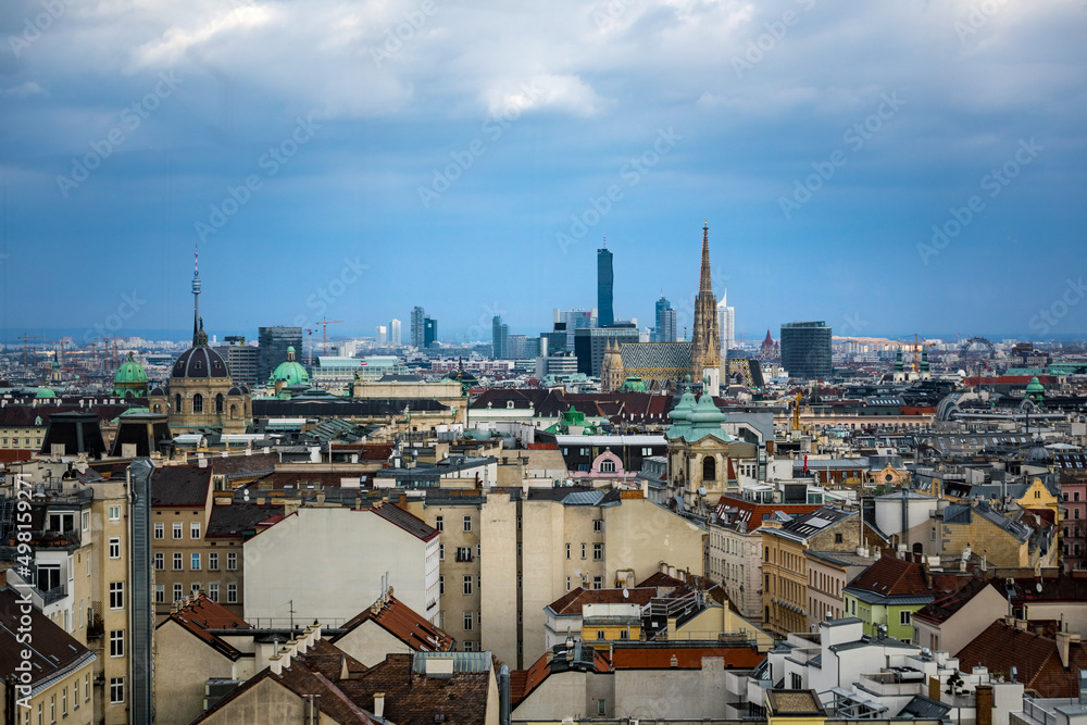 Obraz premium Blick über Wien