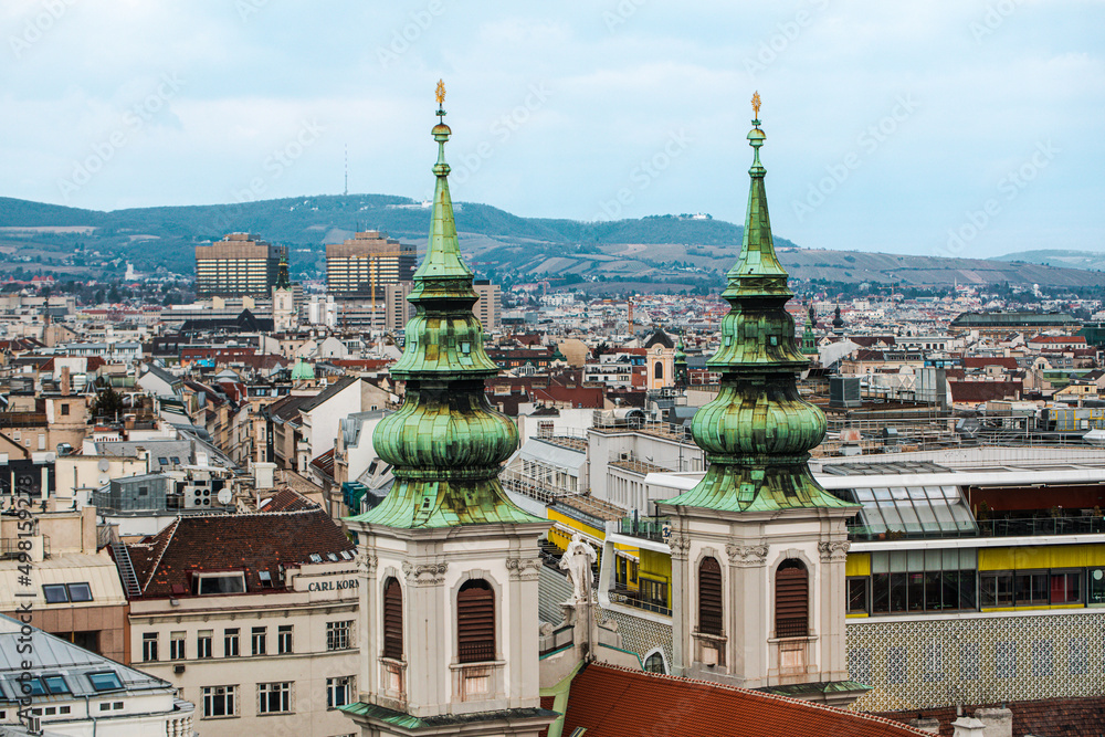 Fototapeta premium Blick über Wien