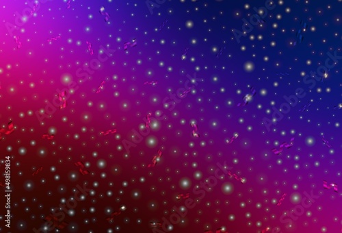 Dark Blue  Red vector background in Xmas style.