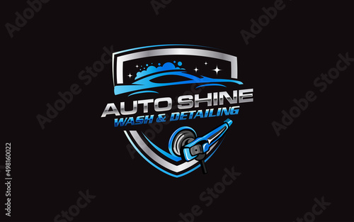 Illustration vector graphic of auto detailing servis logo design template-05