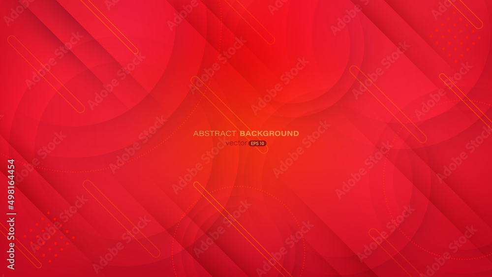 Trendy design with abstract red background and attractive circle and geometric line. Vector illustration Trendy design with abstract red background and attractive circle and geometric line. Vector illustration