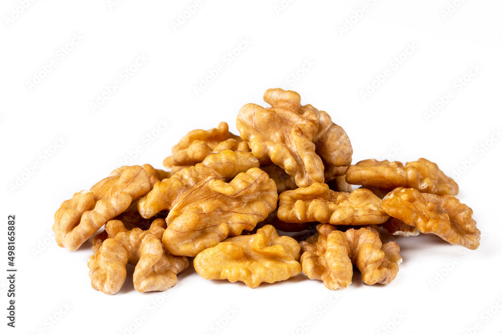 Walnut isolated on white background. Walnut isolated on white background.