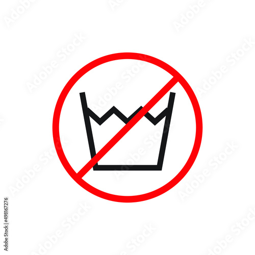 No wash icon design. vector illustration