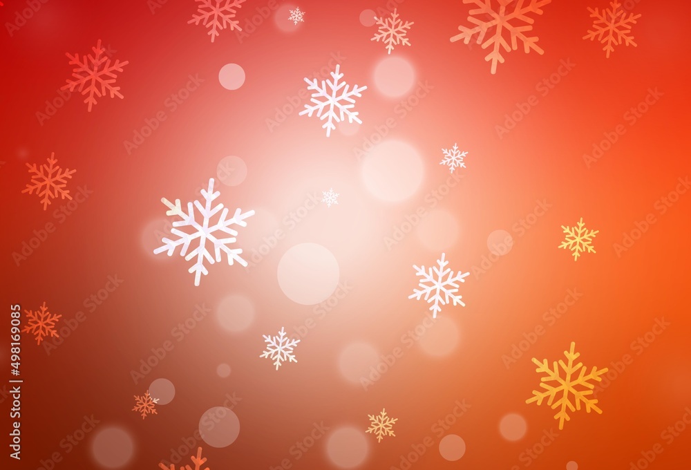 Light Red vector background in Xmas style. Light Red vector background in Xmas style.