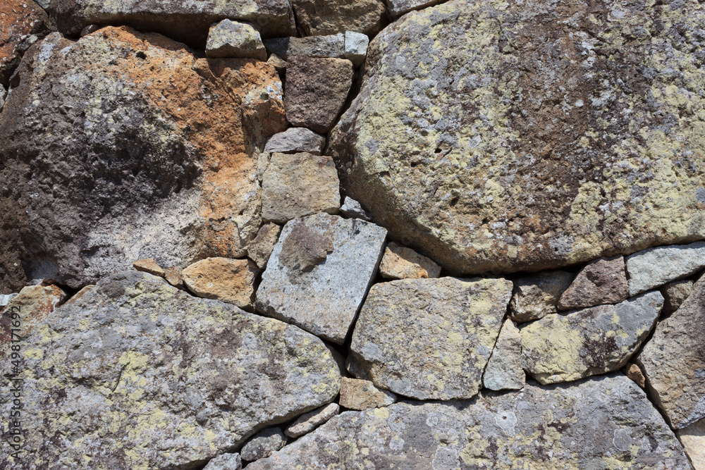 Fototapeta premium stone wall of Japanese Castle,石垣