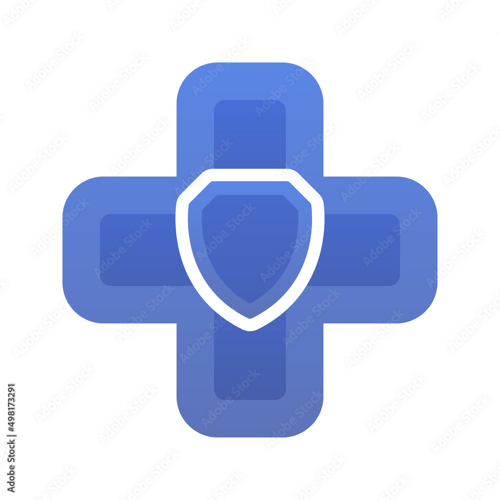 medical shield logo element design template icon medical shield logo element design template icon