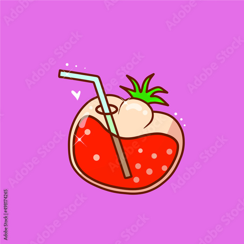illustration of tomato