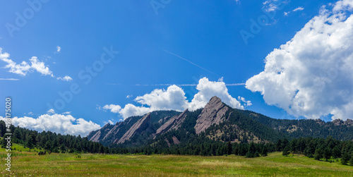Flatirons mountains in Boulder, Colorado