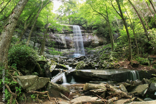 Rainbow Falls Great Smoky Mountains National Park Tennessee