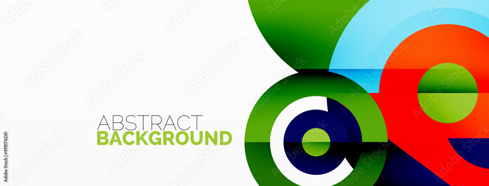 Rings and circles geometric abstract background for wallpaper, banner, backdrop Rings and circles geometric abstract background for wallpaper, banner, backdrop