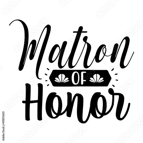 matron of honor svg