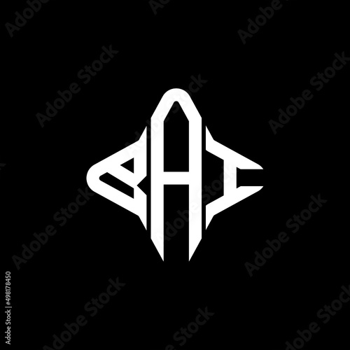 BAI letter logo creative design with vector graphic