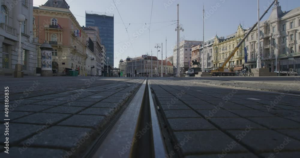 Zagreb during quarantine due to the covid-19 pandemic Zagreb during quarantine due to the covid-19 pandemic