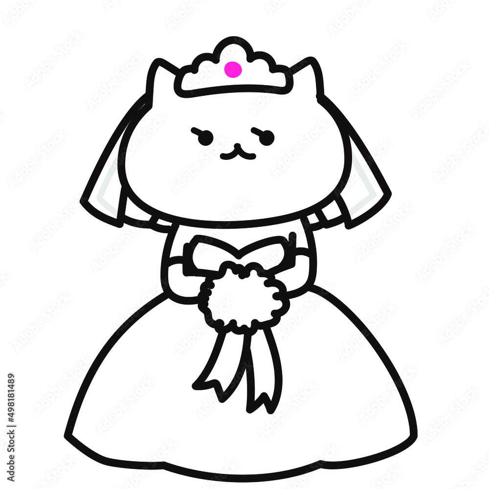 加工ok ねこ素材No.121 ウェディング娘 加工ok ねこ素材No.121 ウェディング娘