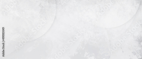 Abstract white background with circles and rings in modern design. Paper circle banner with drop shadows. White abstract modern transparency circle texter presentation background.
