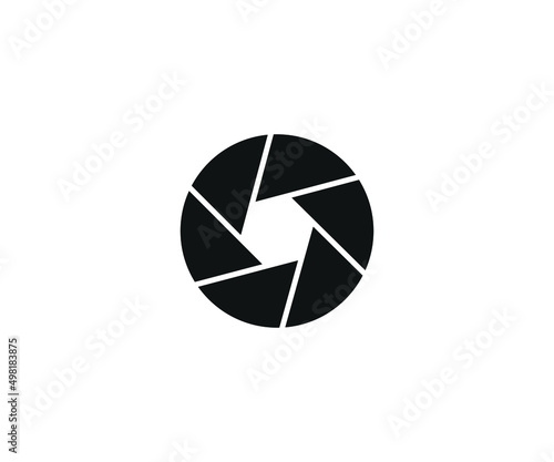 Shutter Icon in trendy flat style isolated on white background.