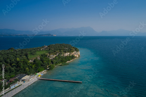 Foto Panoramic aerial view of Lido delle Bionde beach