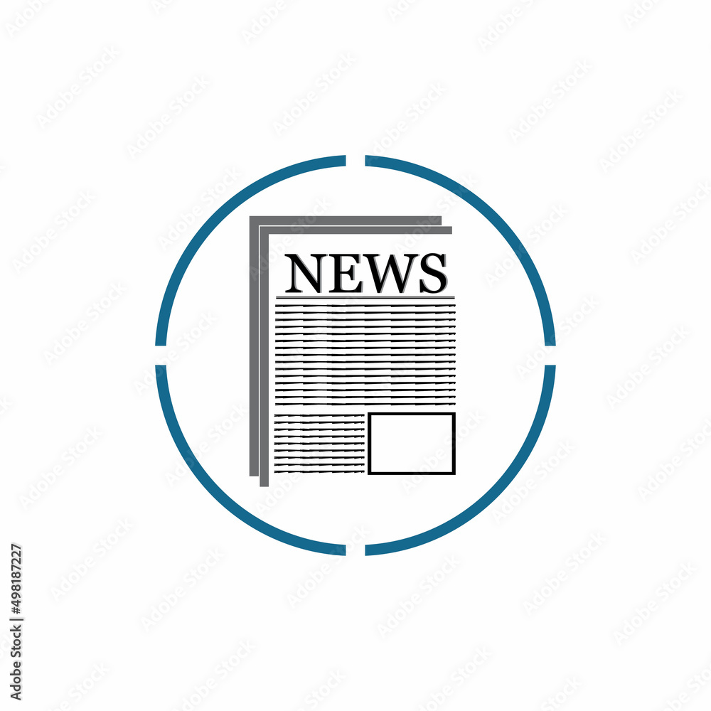 Newspaper icon vector symbol background Newspaper icon vector symbol background