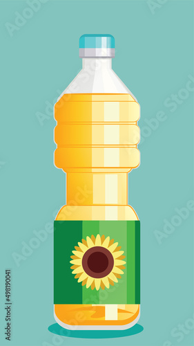 Bottle of Sunflower oil
