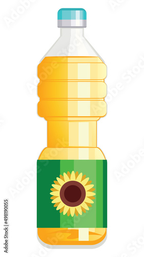 Bottle of Sunflower oil